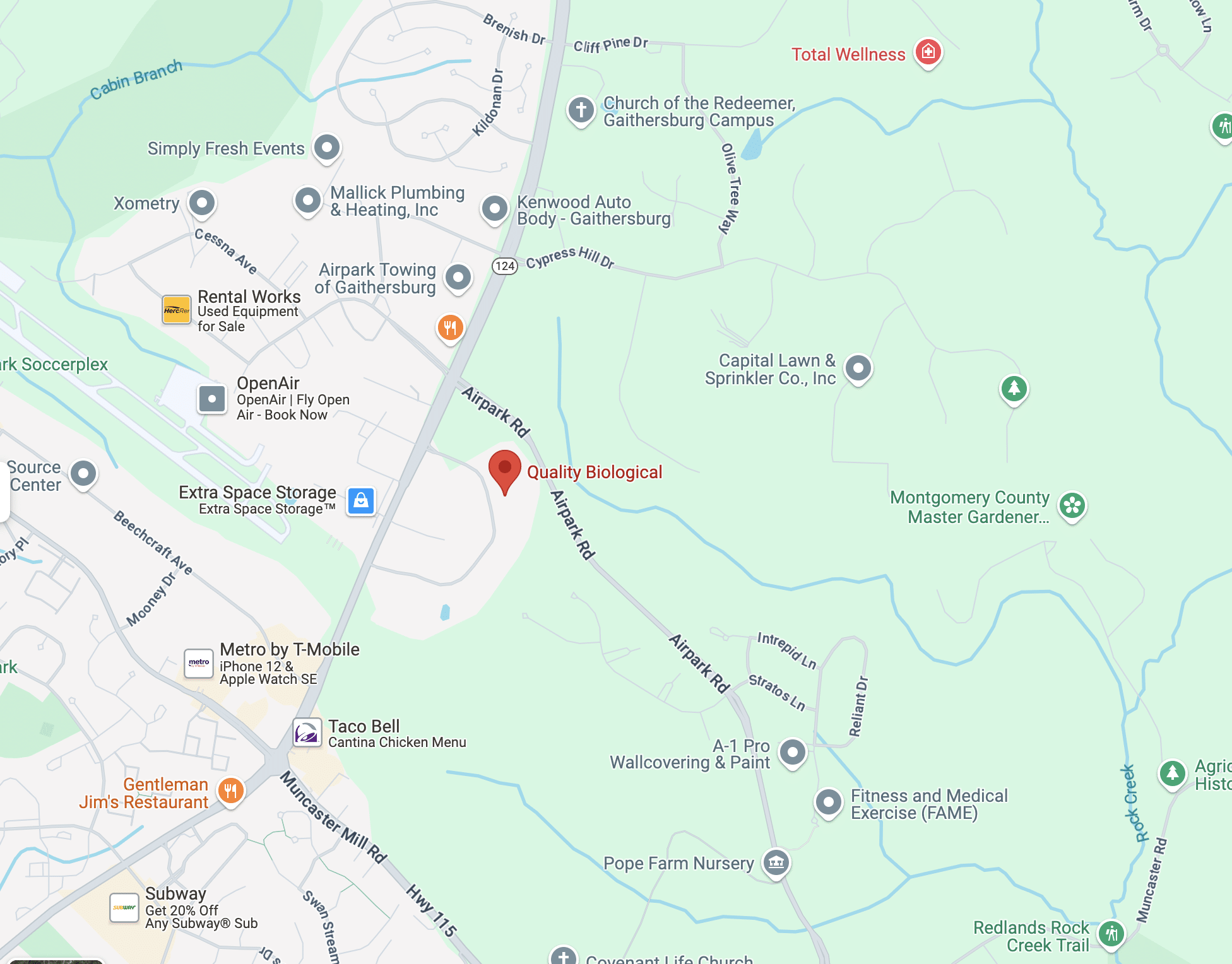 Quality Biological Map Location Image